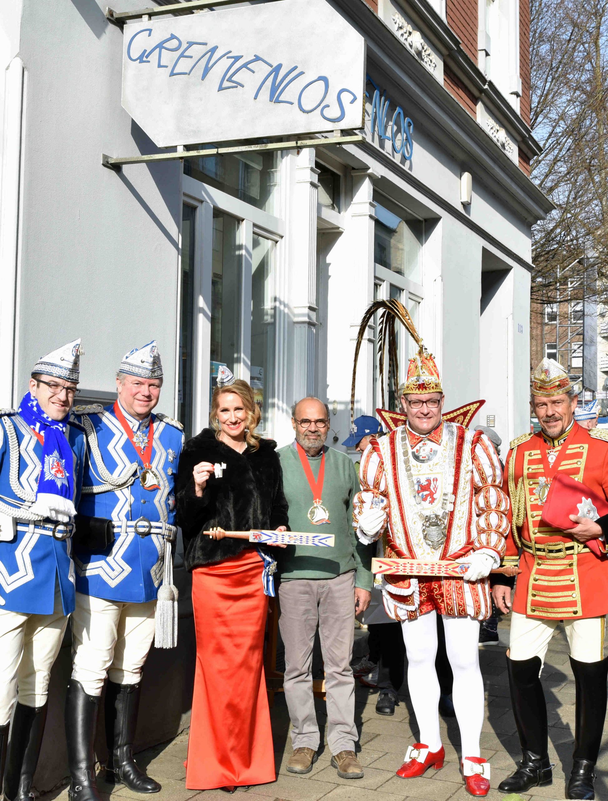 Das Düsseldorfer Prinzenpaar besucht das grenzenlos !